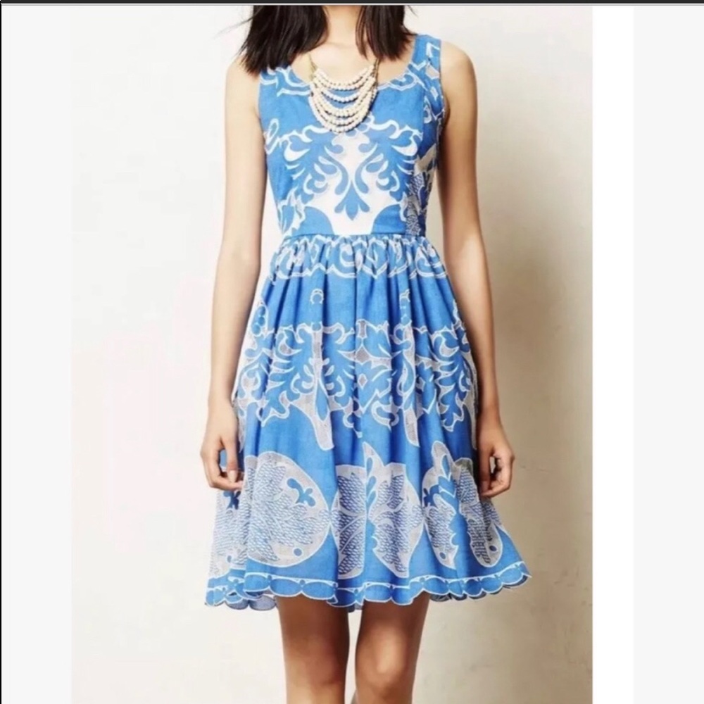 Anthro Plenty by Tracy Reese Azure Dress-10